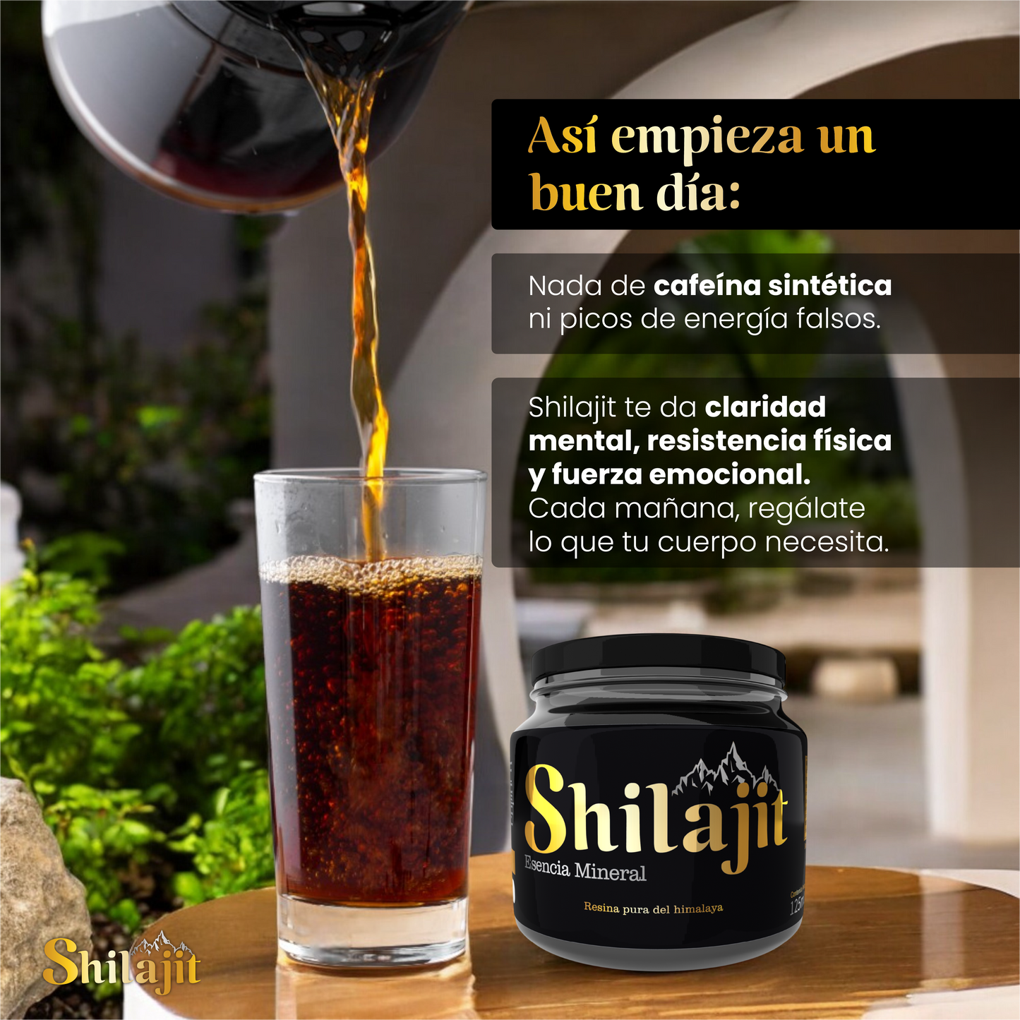 Doble Potencia: Shilajit Original con Invíma Pro X2 | Elixir Natural de las Montañas