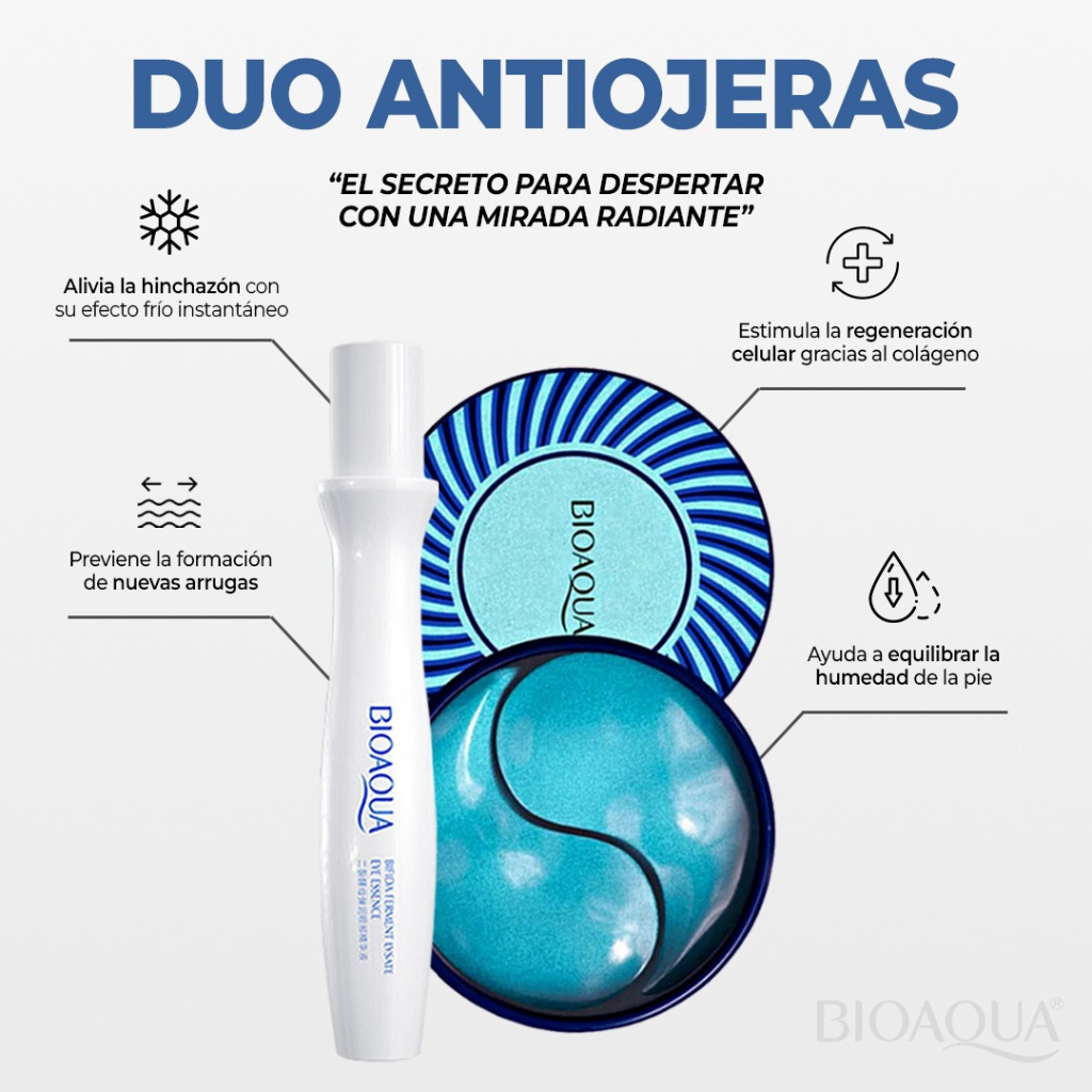 Dúo de Cuidado de Ojos 2 en 1 Bioaqua