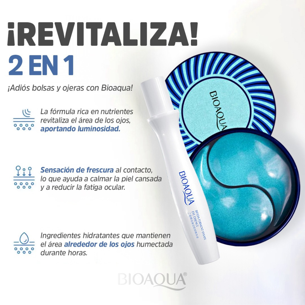 Dúo de Cuidado de Ojos 2 en 1 Bioaqua