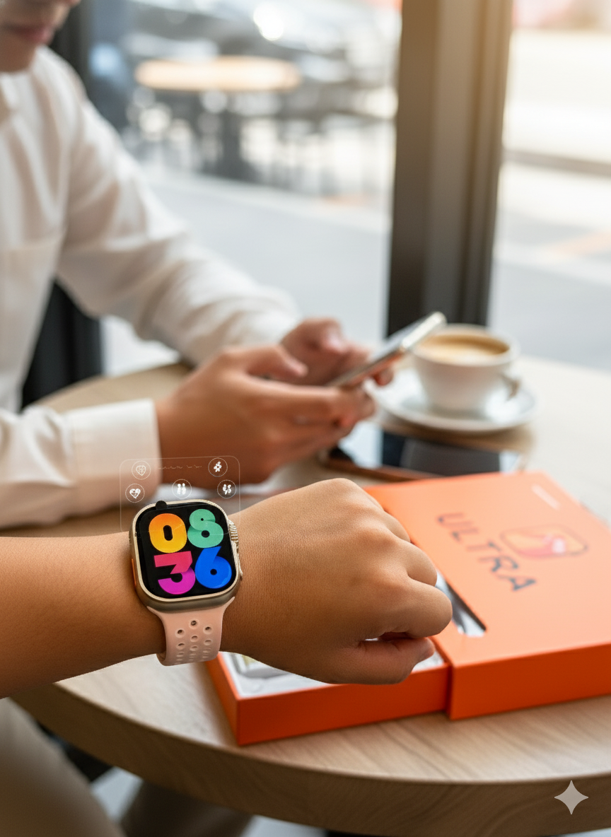 Nuevo S100 Ultra: Smartwatch de Alta Gama con Pantalla Vibrante y Monitor de Salud